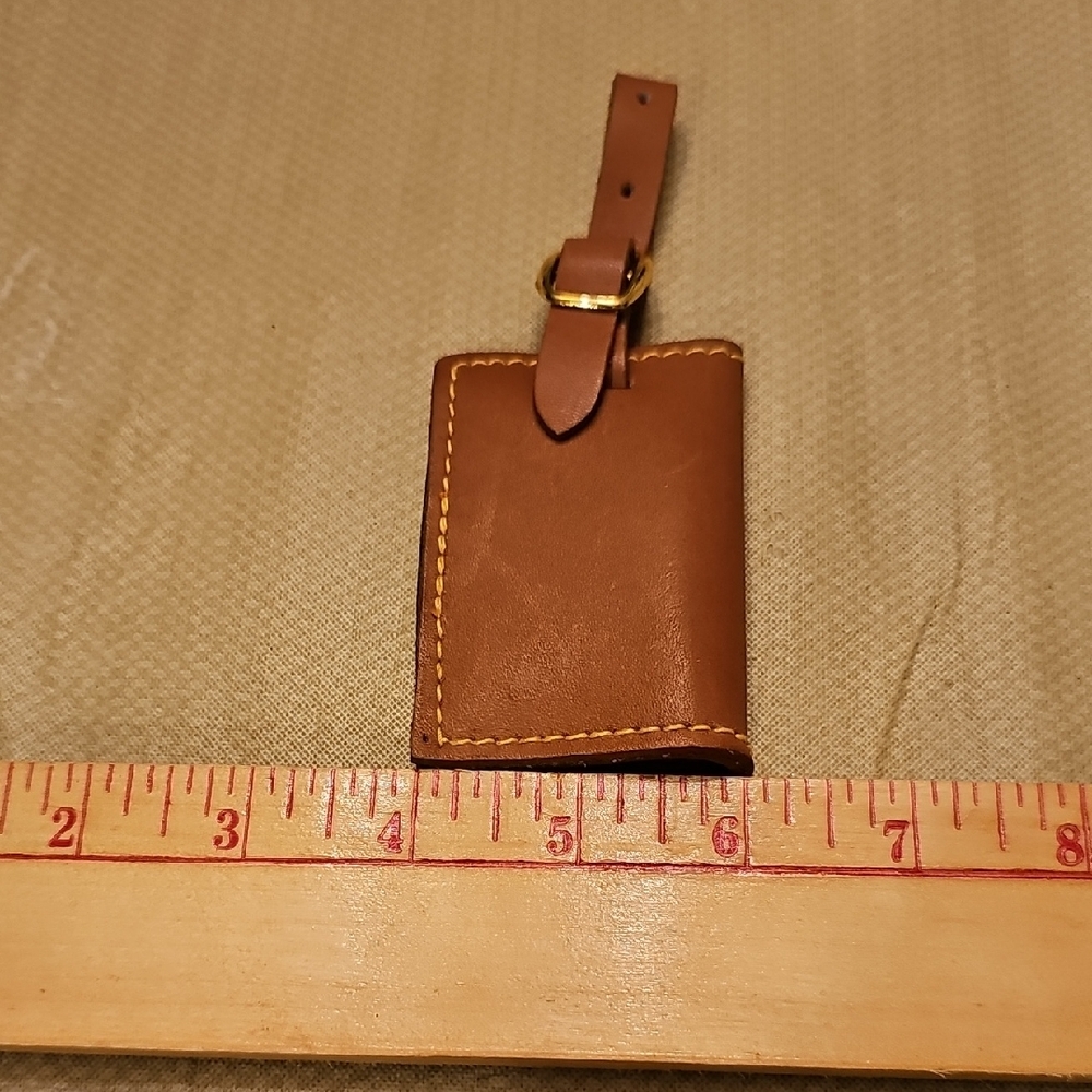 Dior Tan Leather Key Holder - Picture 2 of 5